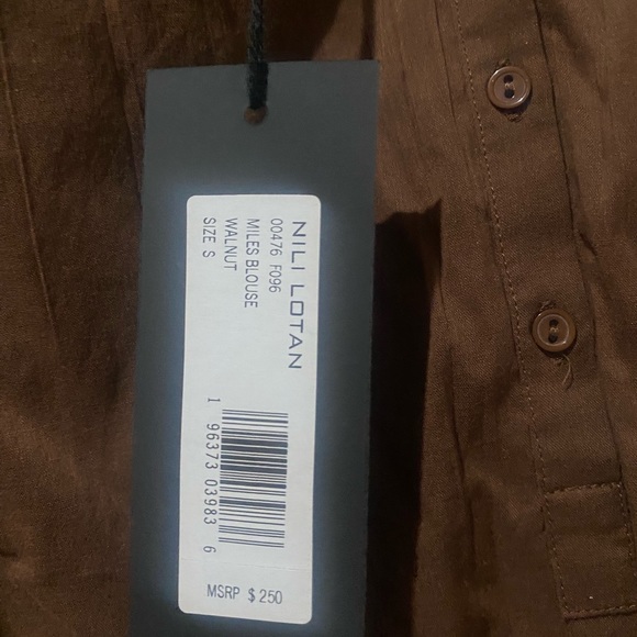 NET Nili Lotan Miles Blouse - Picture 9 of 12